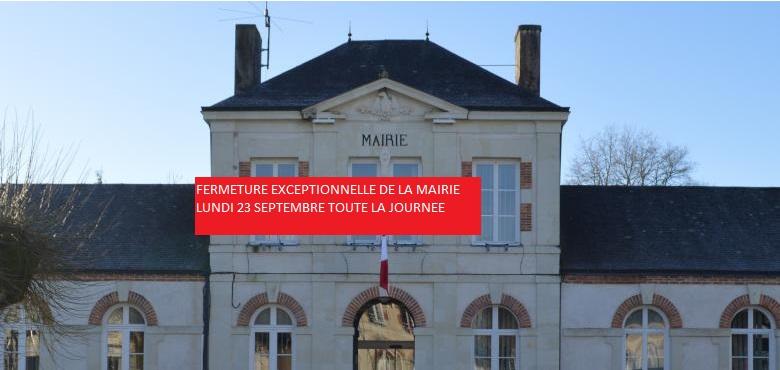 Fermeture mairie